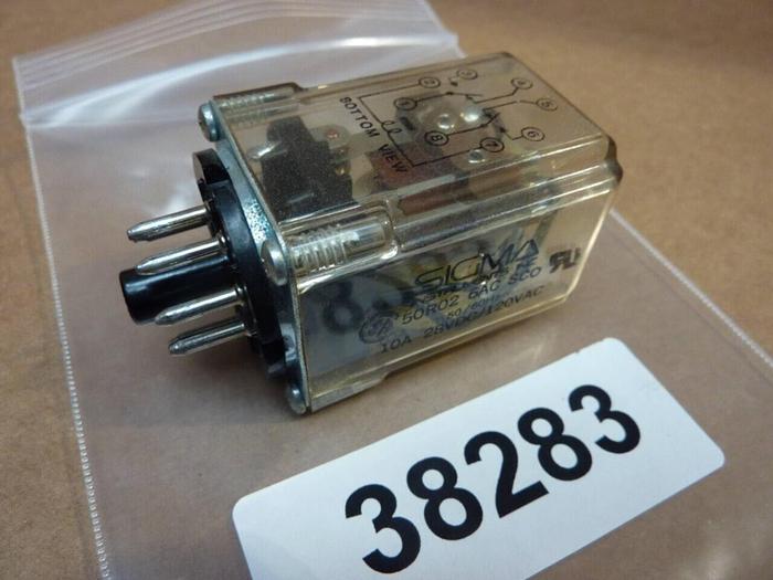 Used SIGMA CONTROL Relay 50R02 6AC SCO #38283