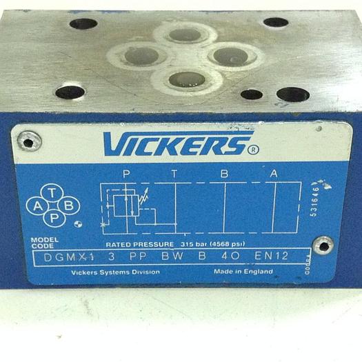 Used VICKERS Solenoid Valve DGMX13PPBWB40EN12 #80155