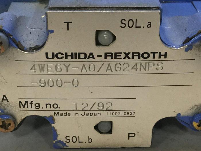 Used REXROTH Directional Valve 4WE6YA0AG24NPS9000 #102407