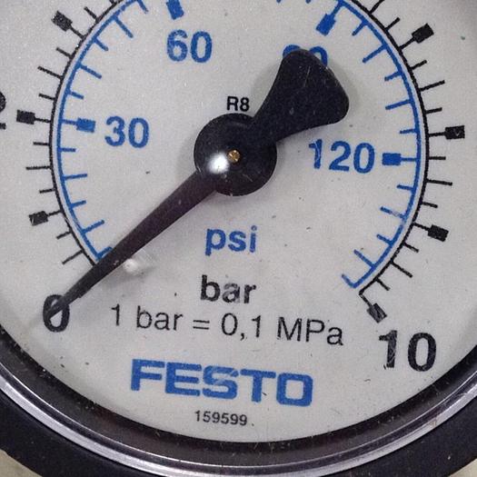 Used FESTO Pressure Gauge 159599 #83818