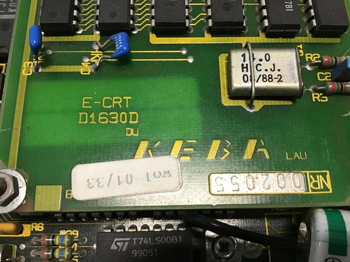 Used KEBA Circuit Board D1630D E-CPU-186-B Used