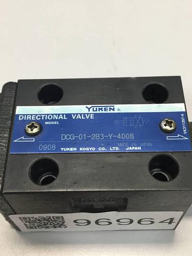 Used YUKEN Directional Valve DCG-01-2B3-Y-4008 #96964