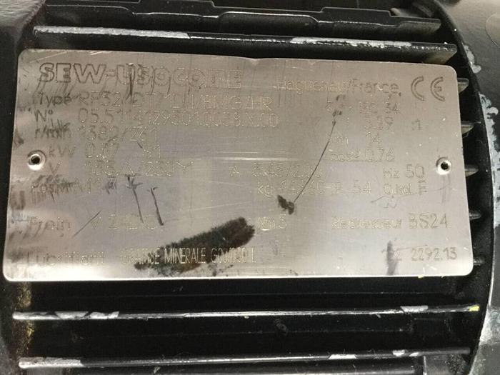 Used SEW-USOCOME Motor RF32DT71D4/BMG/HR Used