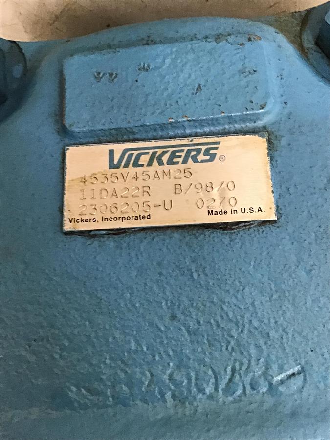 Used VICKERS 4535V45AM25 Pump Used #143182
