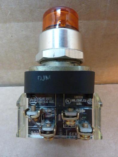 Used ALLEN BRADLEY Pilot Light 800T-PT16 SER N #27942
