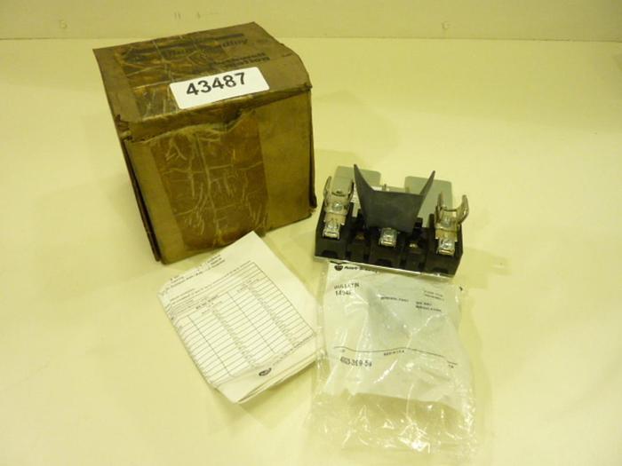 ALLEN BRADLEY 30 Amp Fuse Block Plate 1494F-C633 SER B #43487