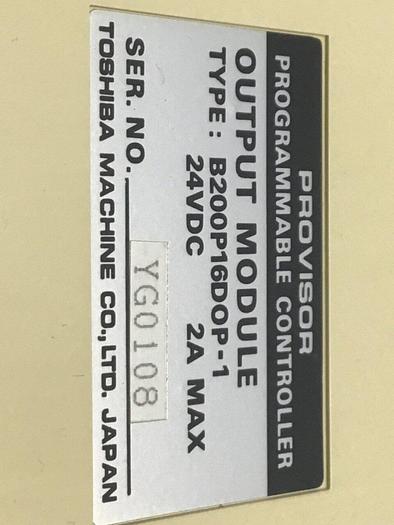 Used TOSHIBA Output Module B200P16DOP-1 #120060