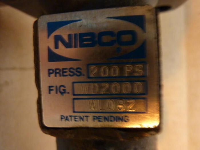 Used NIBCO Butterfly Valve WD2000 #29542
