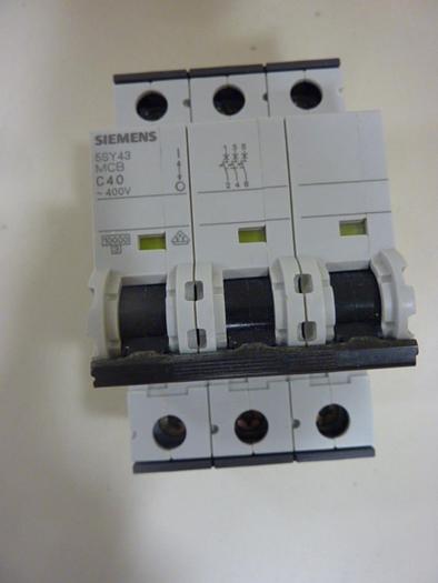 Used SIEMENS 40 Amp Circuit Breaker 5SY4340-7 #46943