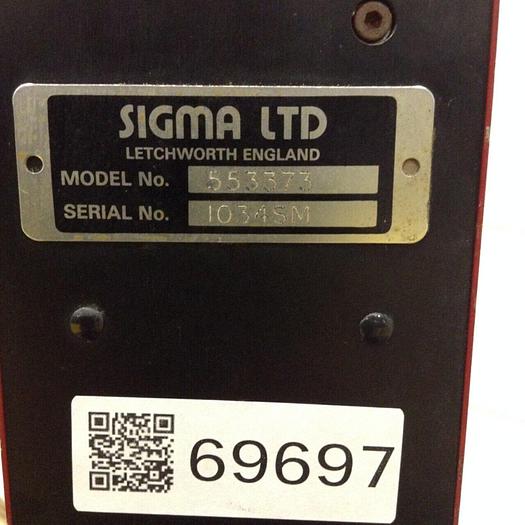 Used SIGMA LTD Electric Digital Height Gauge 553373 #69697