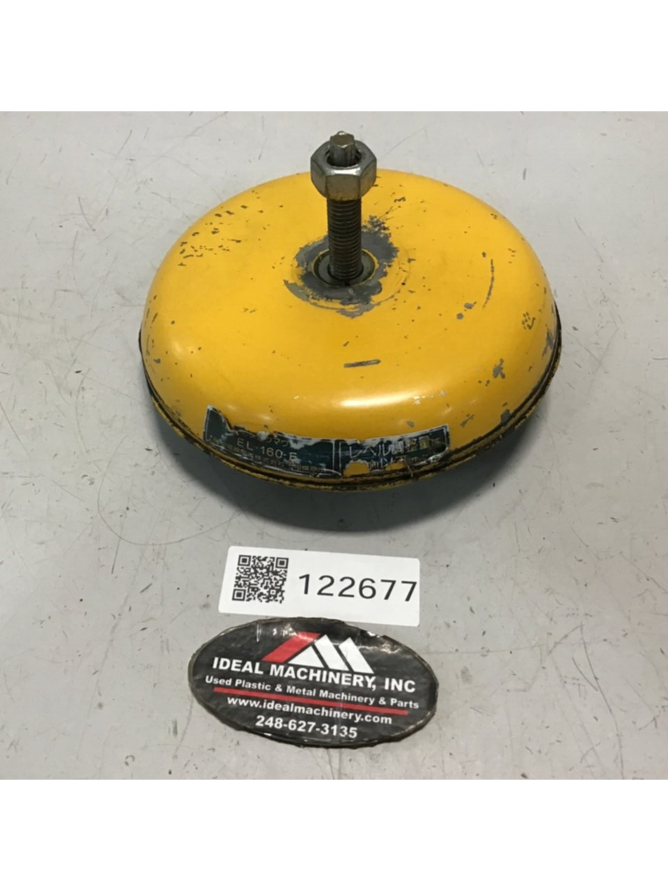 Used DENKI Leveling Mount Pad 6 Inch EL-160-5 USED