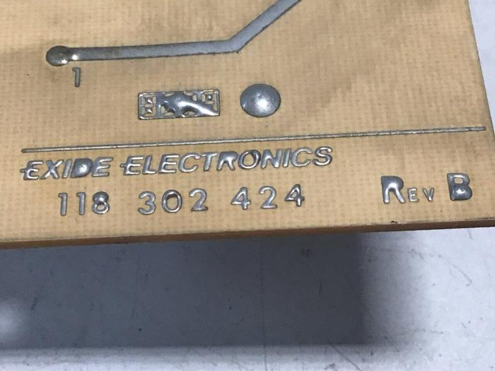 Used EXIDE Circuit Board 118 302 424 #127509