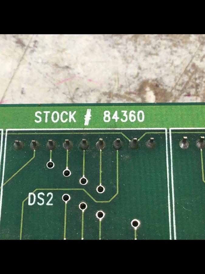Used UNIVERSAL DYNAMICS 8 Digit Display Card PCB-068 USED