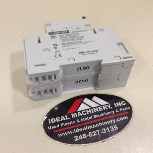 Used ALLEN BRADLEY 6 Amp Circuit Breaker 1492-CB1/G060 SER C #74212