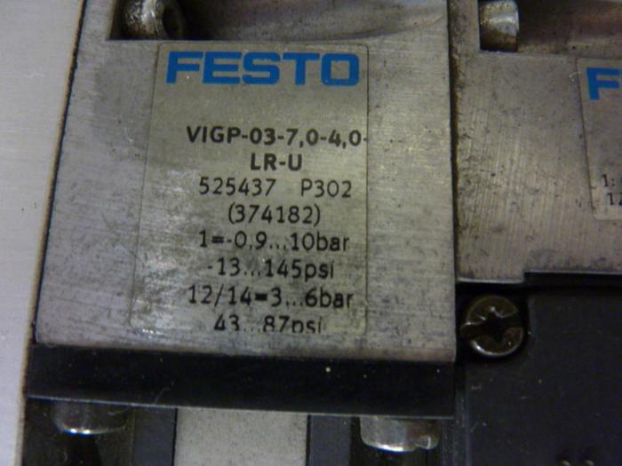 Used FESTO Control Block w/ Valves IFB8-03 #52679