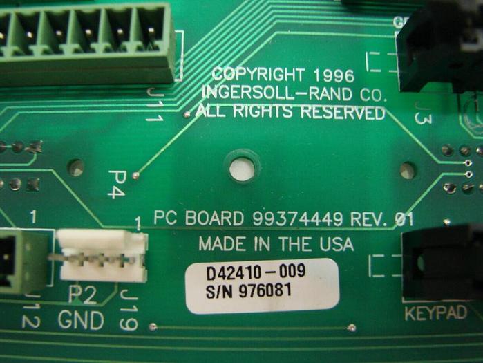 Used INGERSOLL RAND Circuit Board 9937 4449 #6570