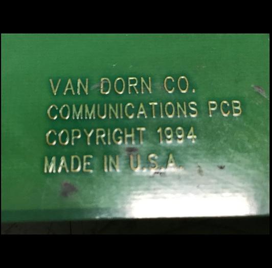 Used VAN DORN Communication Board PC330-081 330-081 Used