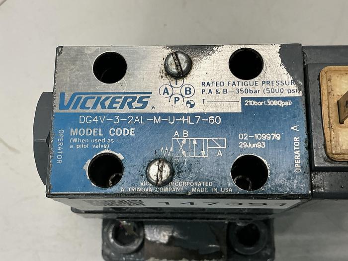 Used VICKERS DG4V-3-2AL-M-U-HL7-60