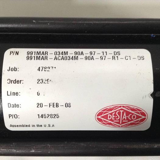 Used DESTACO Pneumatic Hold Clamp 991MAR-034M-90A-97-11-DS #90060
