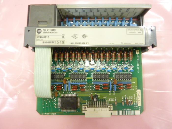 Used ALLEN BRADLEY Input Module 1746-IB16 SER B #43527