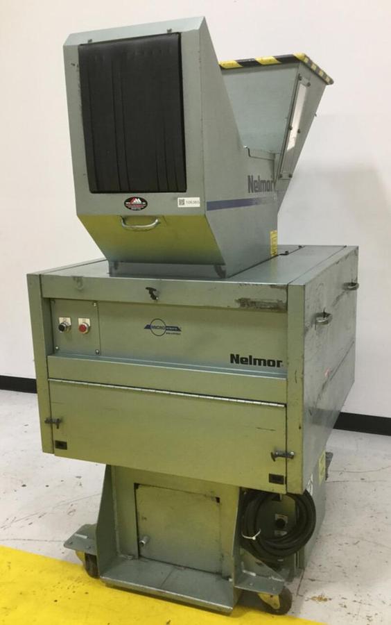 Used NELMOR 5 HP Grinder Granulator RG1012P1 USED