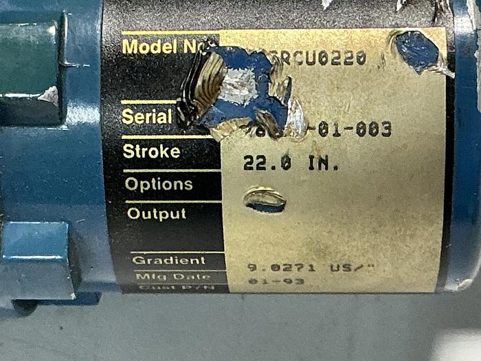 Used MTS TEMPOSONICS TTSRCU0220 DPM I008