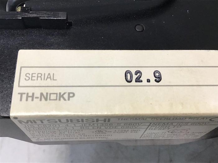 Used MITSUBISHI Thermal Overload Relay TH-N220HZKP #134221