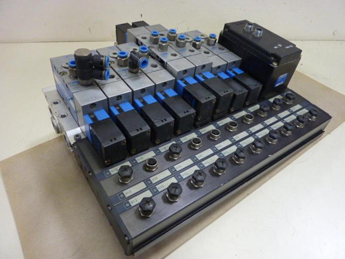 Used FESTO Control Block / Valve Terminal IFB8-02 #52873