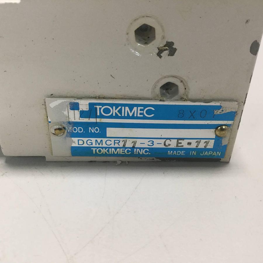 Used TOKIMEC Valve DGMCR11-3-CE-11 USED