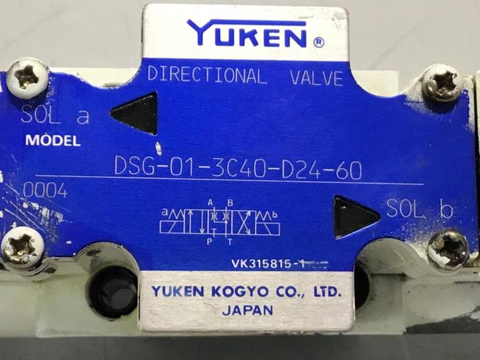 Used YUKEN Directional Valve DSG-01-3C40-D24-60 #72523