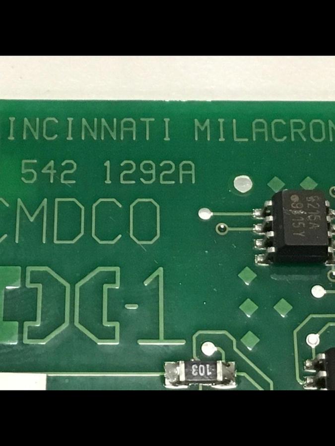 Used CINCINNATI MILACRON Circuit Board 3-542-1292A / BRACKET Used