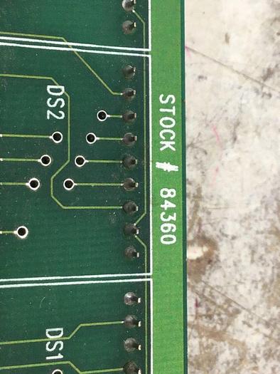 Used UNIVERSAL DYNAMICS 8 Digit Display Card PCB-068 #143226