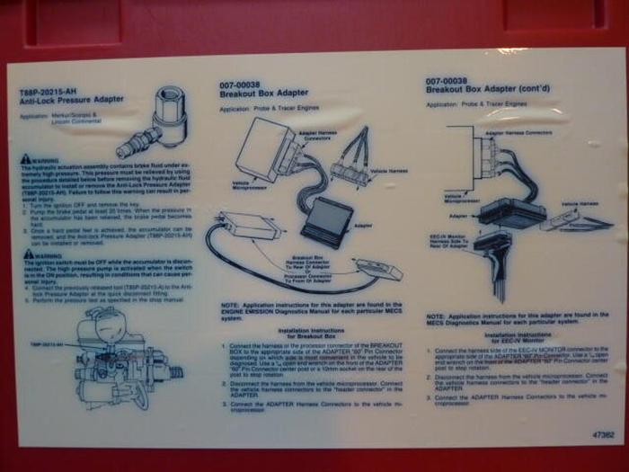 Used FORD Rotunda Service Tools TKIT-1988-LMH #30231