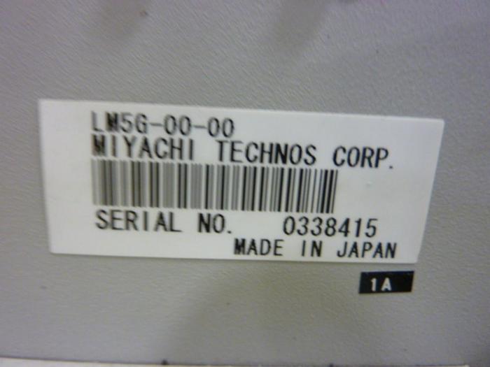 Used UNITEK MIYACHI Laser Marker LM5G-00-00 #65872