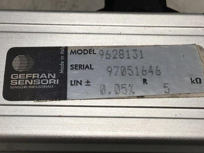 Used GEFRAN Linear Transducer 9628131 Used