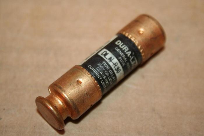 Used DURA-LAG 30 Amp Fuse DLN-R-30 Used