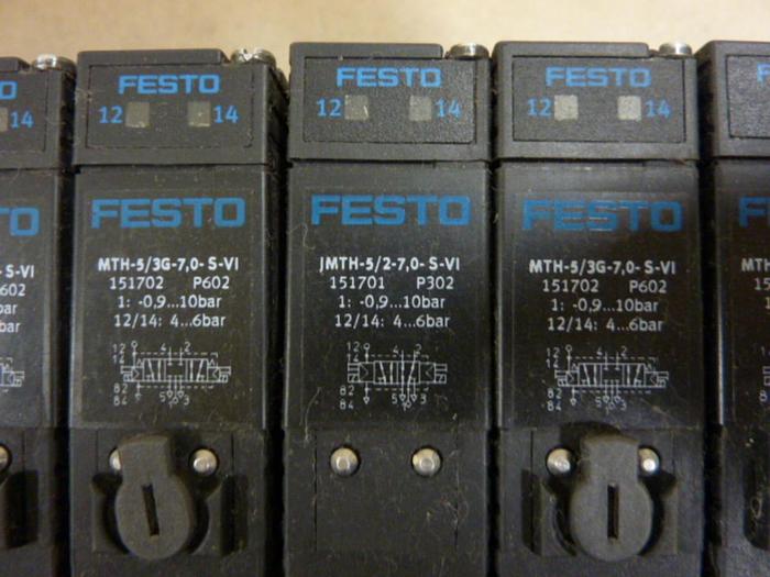 Used FESTO Control Block w/ Valves IFB8-03 #52735