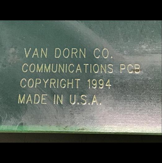 Used VAN DORN Communication Board PC330-081 330-081 Used