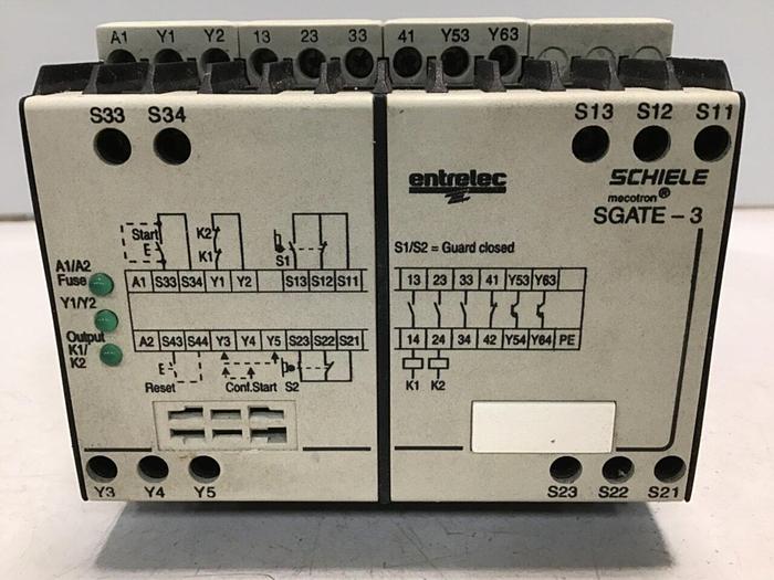 Used ENTRELEC Safety Relay SGATE-3 #114582