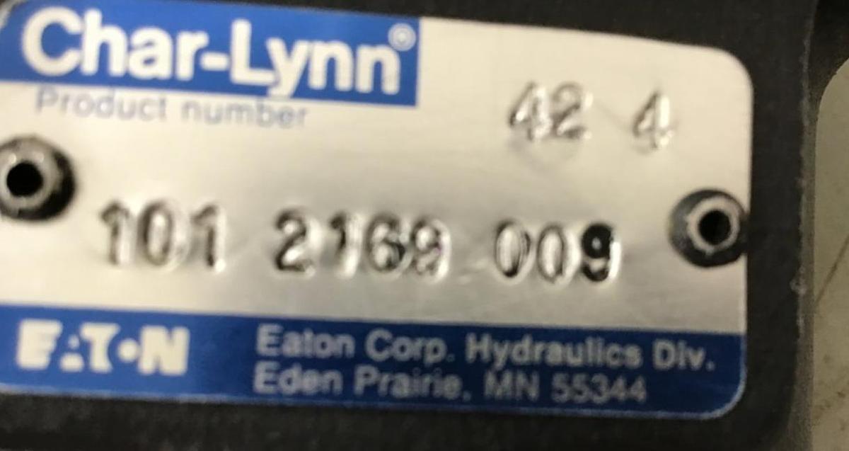 Used CHAR LYNN Die Height Hydraulic Motor 101 2169 009 USED