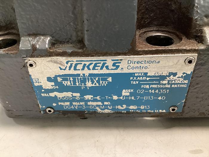 Used VICKERS DG4V-3-6C-M-U-HL7-60-B13