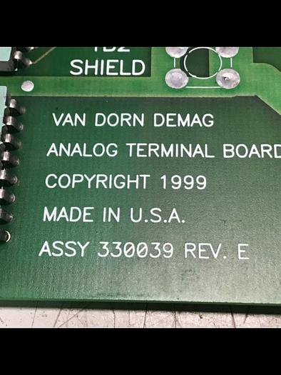 Used VAN DORN Analog Terminal Board PC330-039 Used