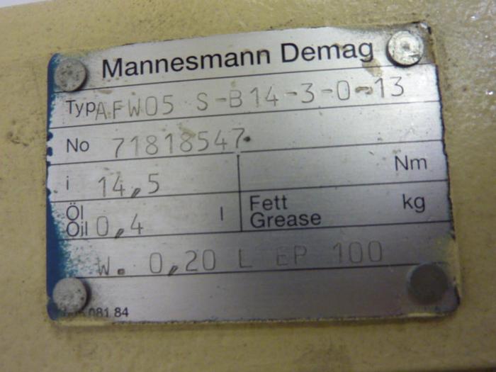 Used MANNESMANN DEMAG Microspeed Unit FG06 U1-H2-F2 Used