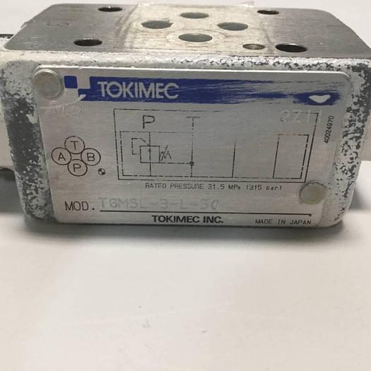 Used TOKIMEC Valve TGMSL-3-L-50 #95350