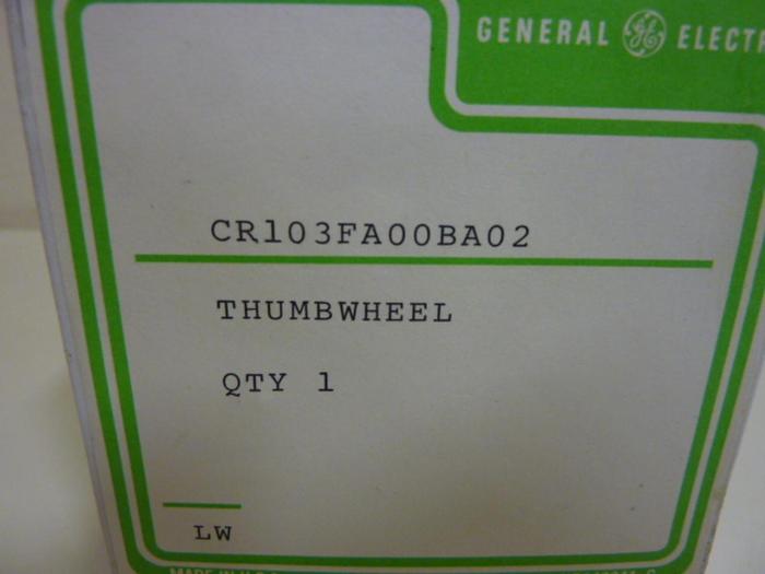 GENERAL ELECTRIC Counter CR103FA00BA02 #54171