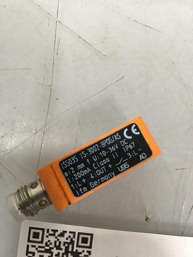 Used IFM Inductive Sensor IS5035 IS-3002-BP0G/AS #119118