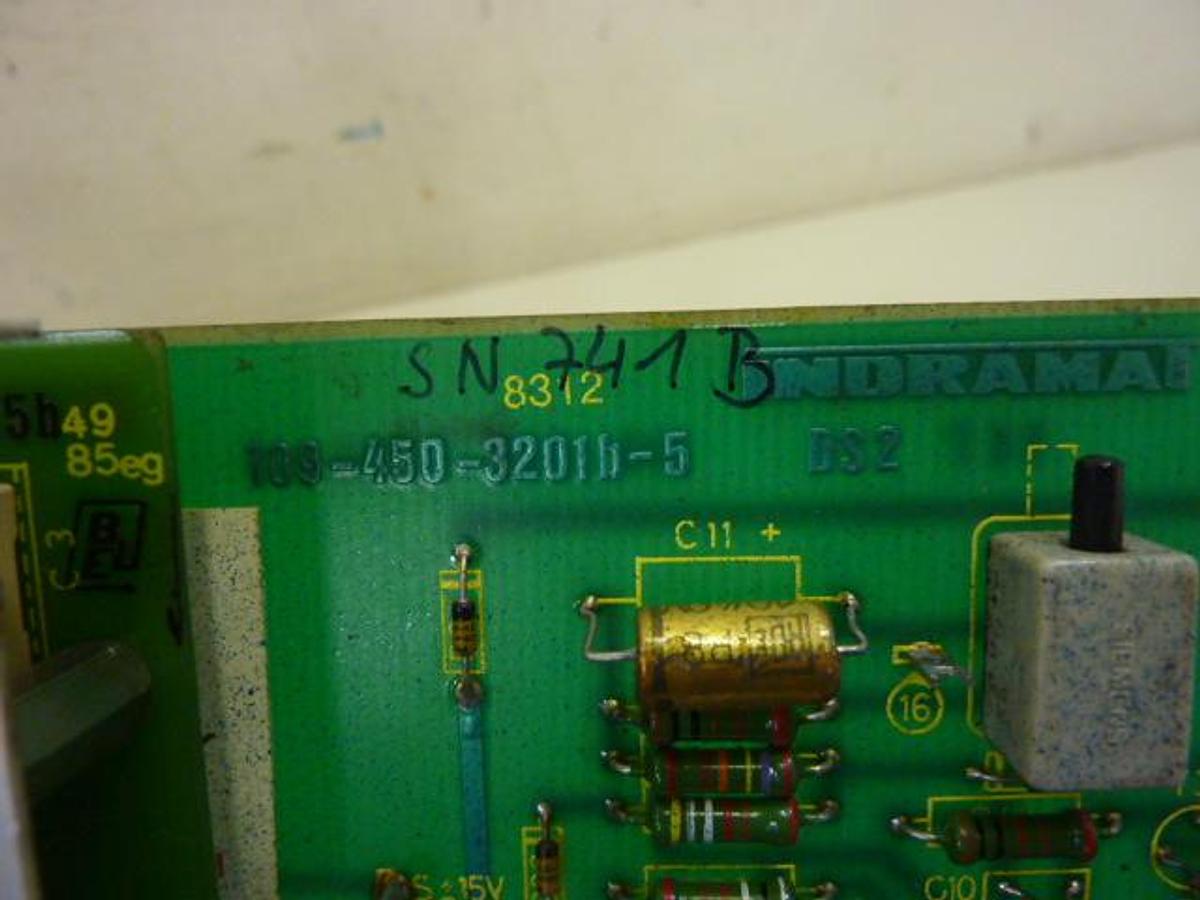 Used INDRAMAT Circuit Board 109-450-3201B-5 #60156