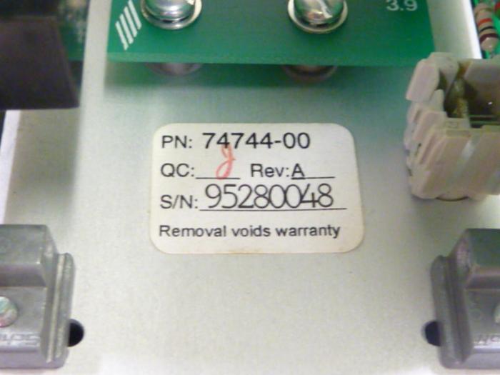 Used RANSBURG Display Drive Control Board 74727 #44855