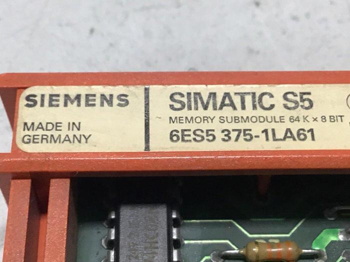Used SIEMENS SIMATIC S5 Memory Submodule 6ES5 375-1LA61 #112245