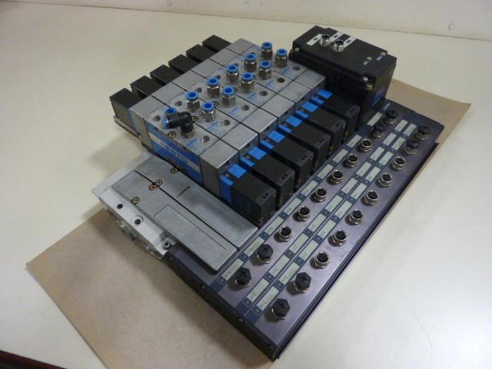 Used FESTO Control Block / Valve Terminal IFB8-02 #52744